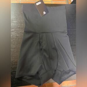 Superfight Teen Boy's High Waisted Stomach Shaper Boxer Brief Small Black